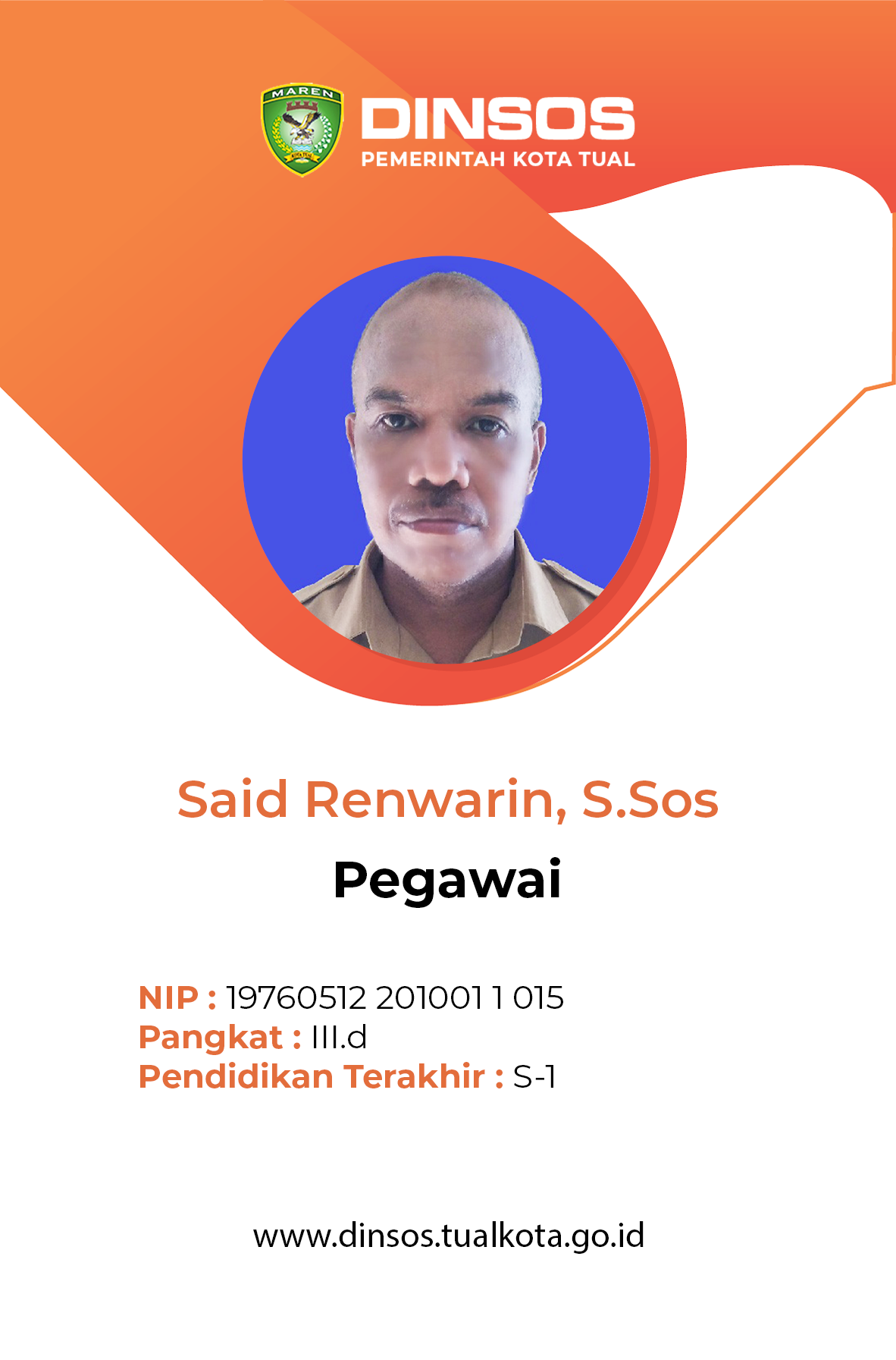 SAID RENWARIN, S.Sos