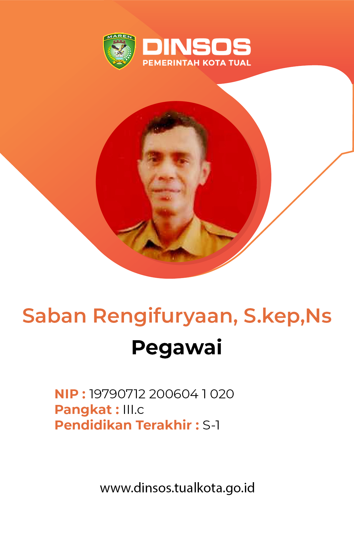 SABAN RENGIFURYAAN, S.Kep,Ns